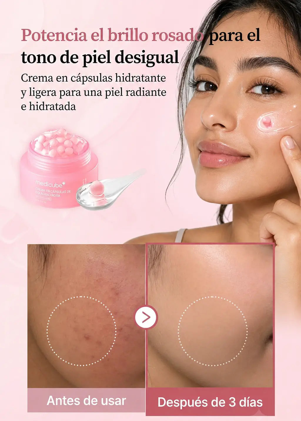 Crema colageno con ADN de salmon-Luce una piel visiblemente más joven y radiante-30%OFF